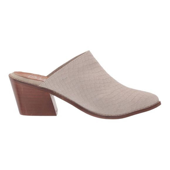 New! Musse And Cloud Women's Helen Textured Block Heel Mule Shoes Ice Size 6 NWT - Picture 4 of 16